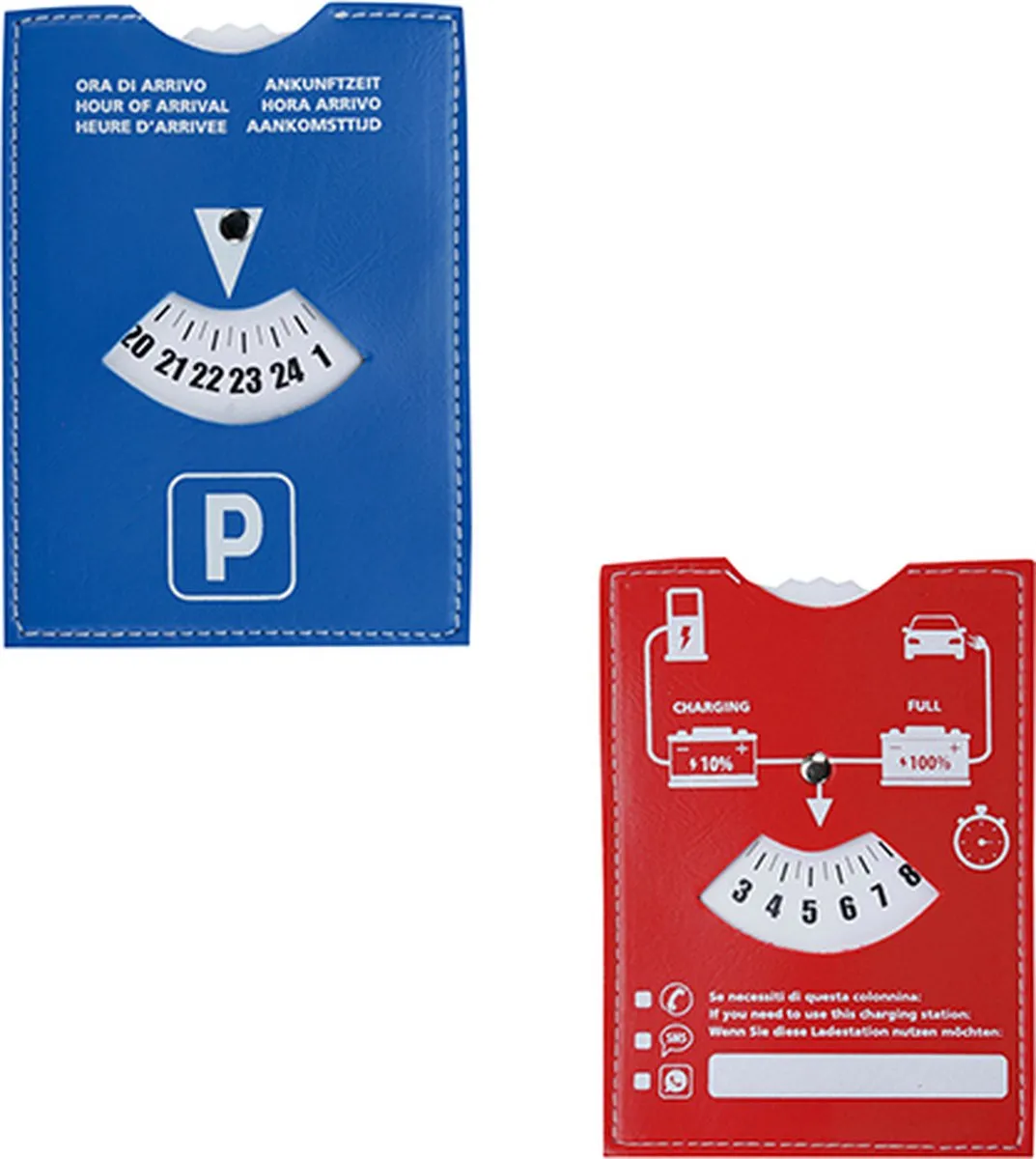 Lampa Parkeerschijf met einde-oplader-indicator