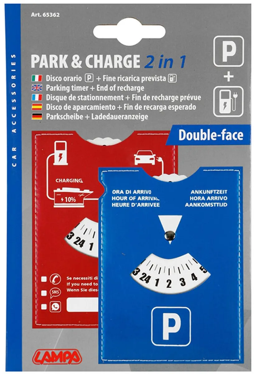 Lampa Parkeerschijf met einde-oplader-indicator