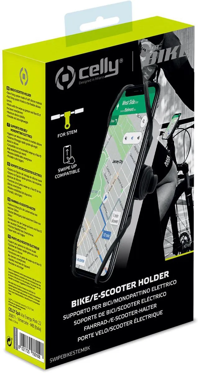Celly Swipe Telefoonhouder Fiets