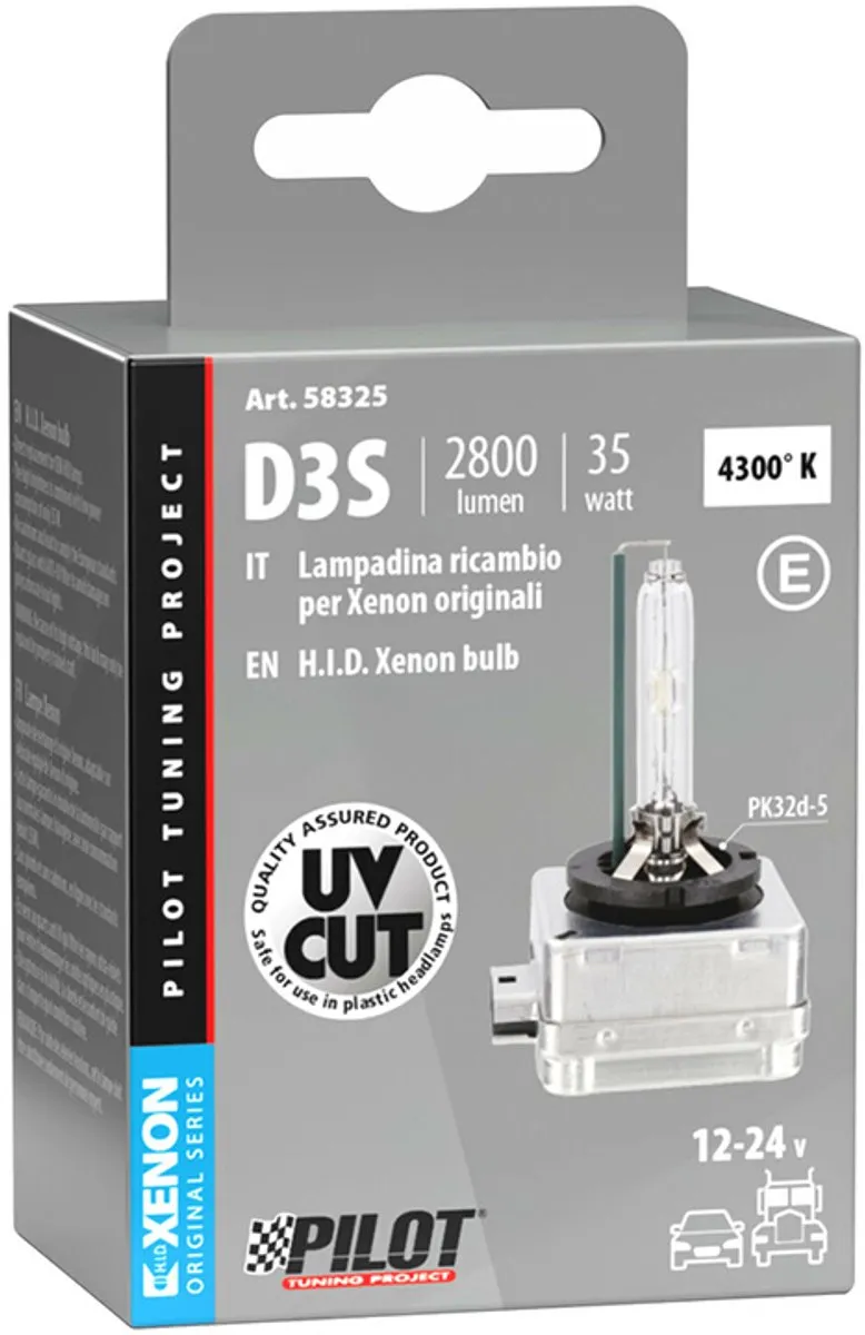 Lampa HID Xenon D3S Lamp 35W - 4300K - afbeelding 6 van 6