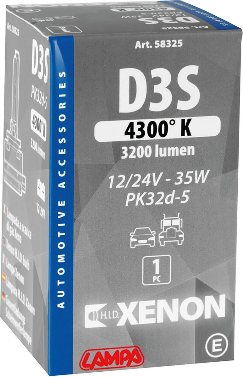 Lampa HID Xenon D3S Lamp 35W - 4300K