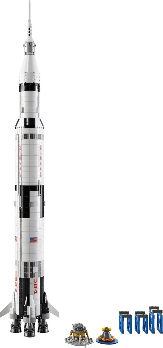 LEGO Ideas NASA Apollo Saturn V 21309 - 1969 Stukken