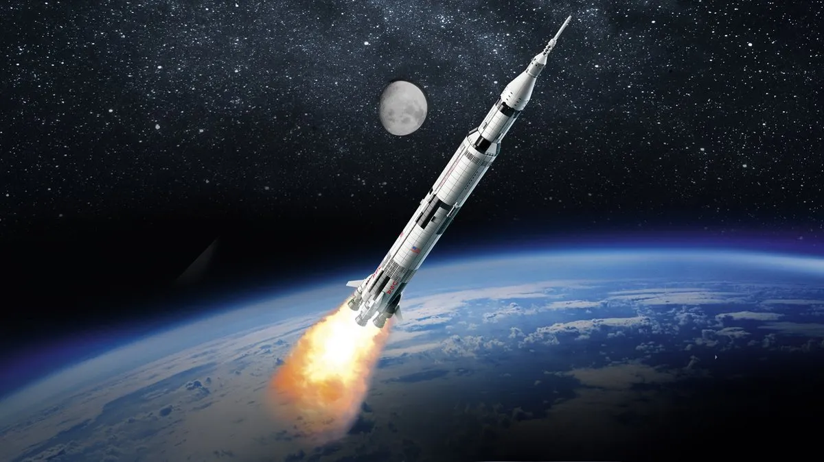 LEGO Ideas NASA Apollo Saturn V 21309 - 1969 Stukken - afbeelding 6 van 6