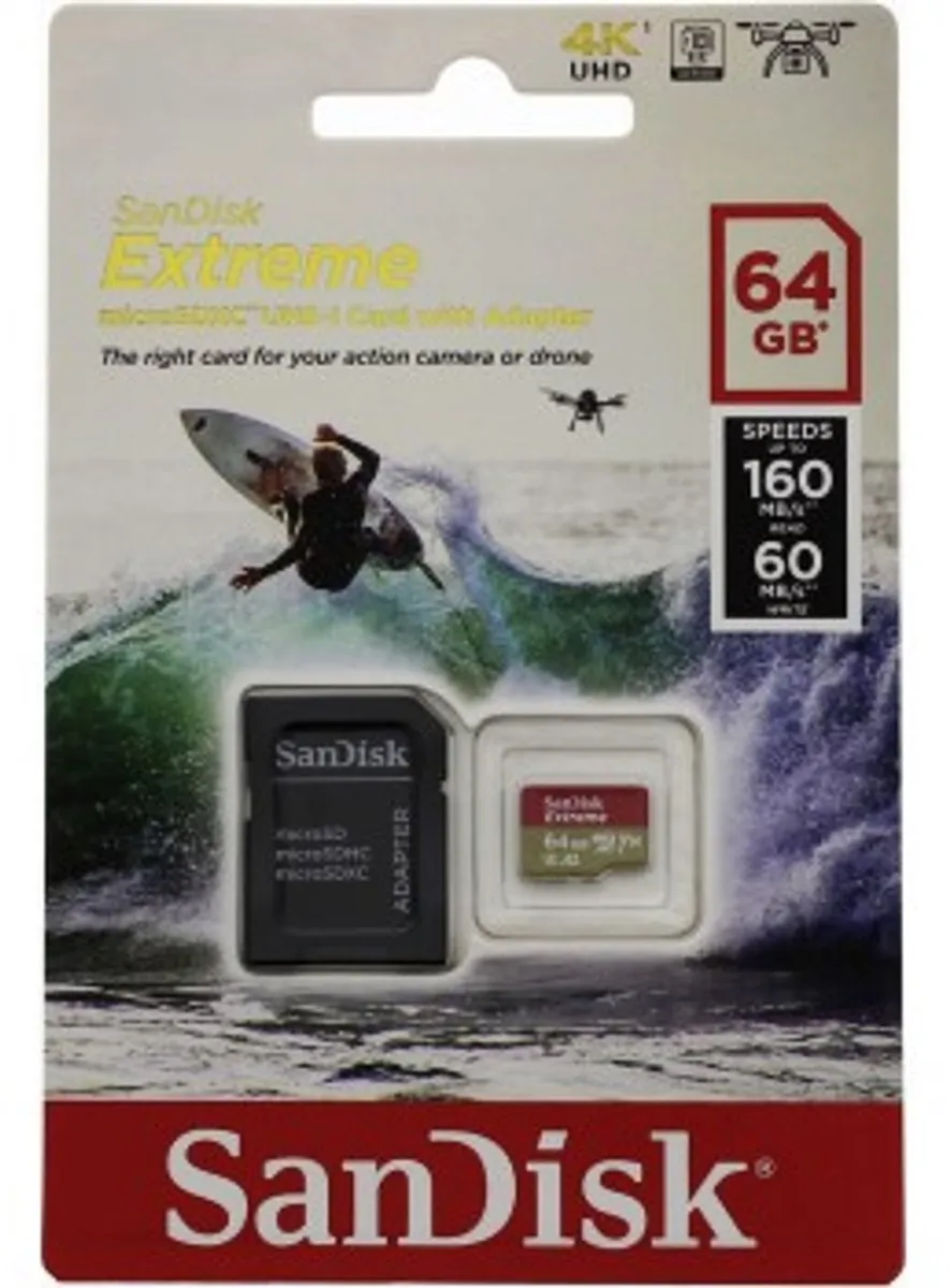 SanDisk Extreme MicroSDXC SDSQXA2-064G-GN6AA 64GB - 160MB/s