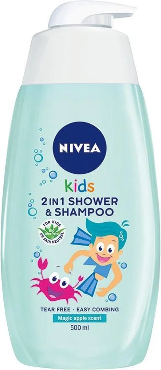 NIVEA Kids Body Wash 2-in-1 About Apple Caramel 500ml