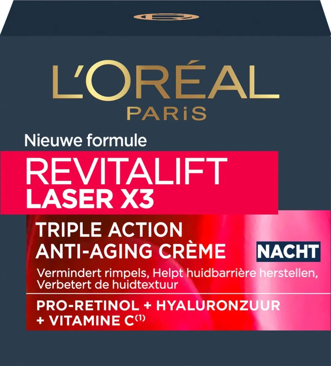 L'Oréal Paris Revitalift Laser X3 Nachtcrème-Masker 50ml