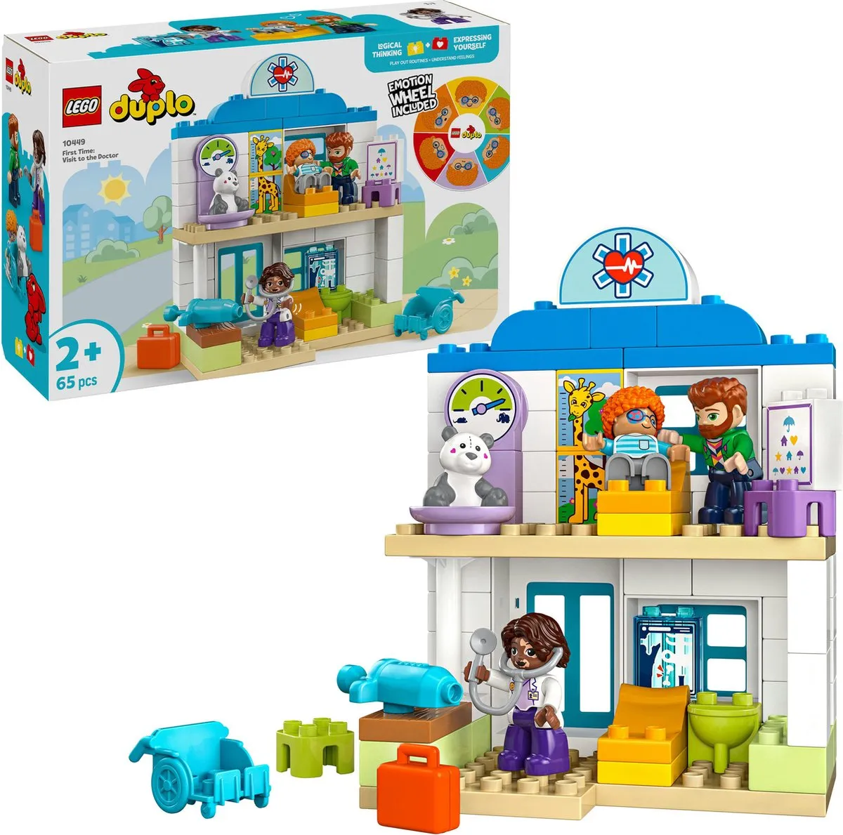 LEGO DUPLO Voor het eerst naar de dokter 10449 - 65 Stukken