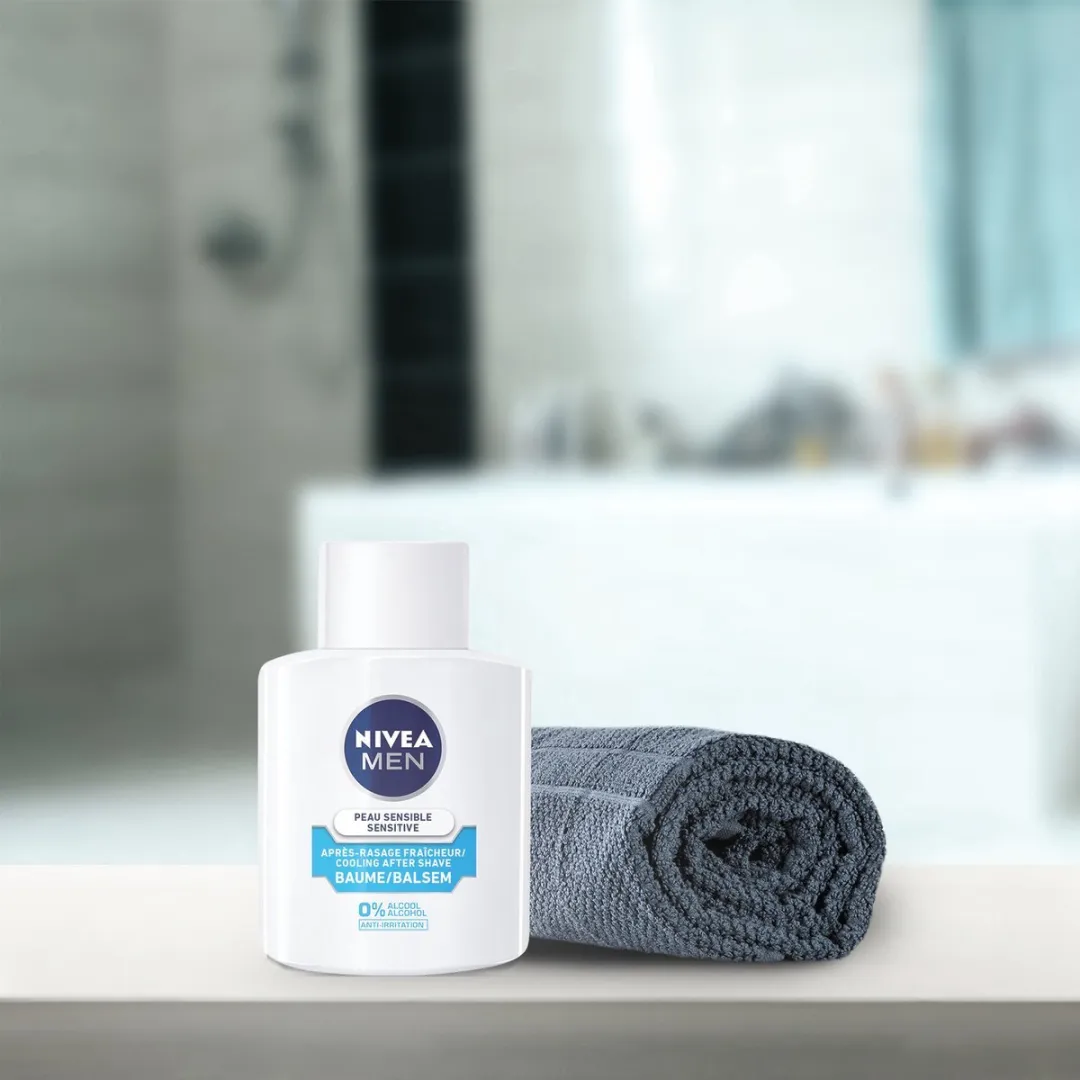 NIVEA MEN Sensitive Cool Aftershave Balsem 100ml - 3 Stuks - afbeelding 6 van 6