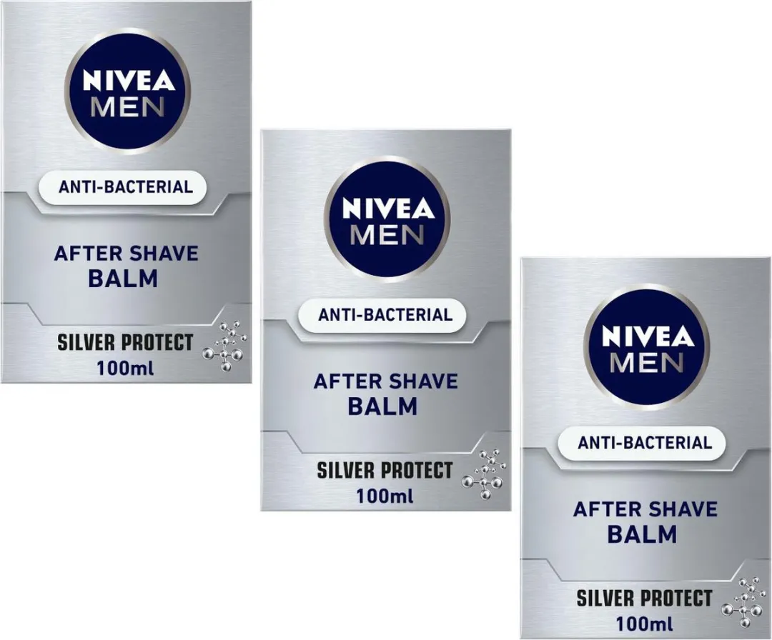 NIVEA After Shave Balsem Silver Protect 3x100ml