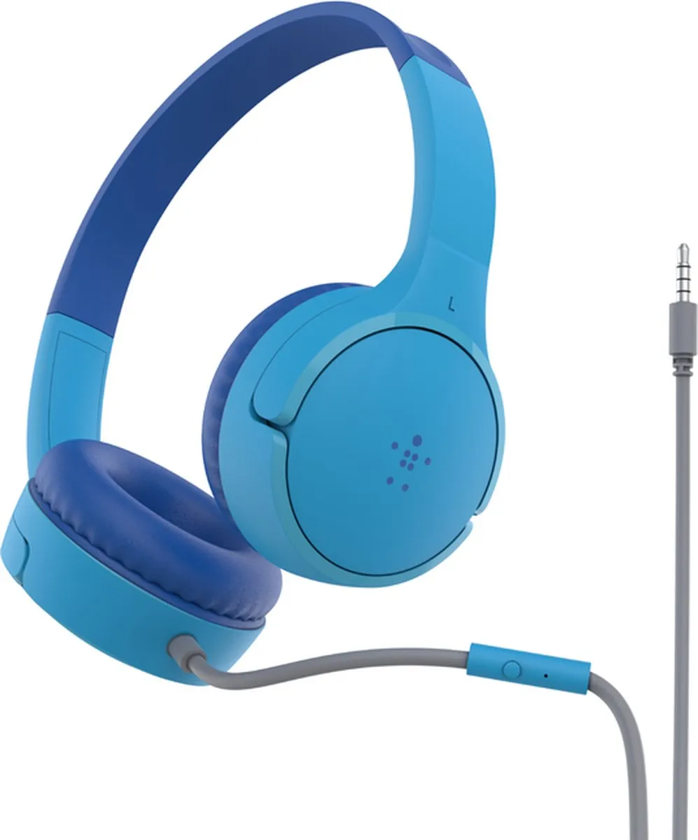 Belkin SoundForm Mini AUD004BTBL Hoofdbandhoofdtelefoon - Blauw