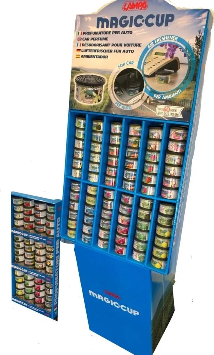 Lampa Magic-Cup Geurblikjes Wanddisplay
