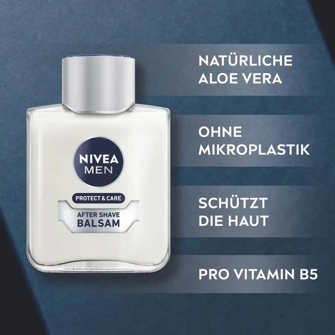 NIVEA MEN Protect & Care Aftershave Balsem 3x100ml