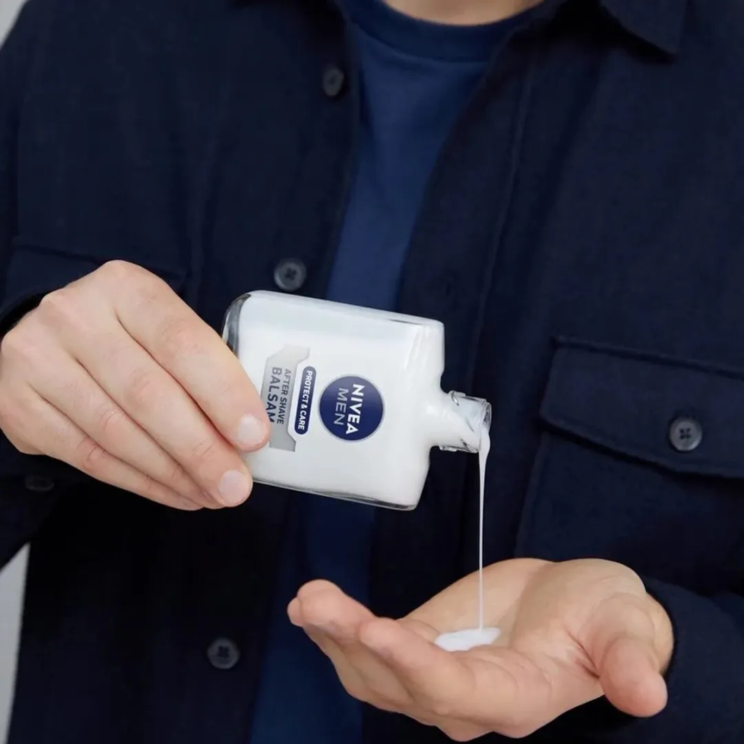 NIVEA MEN Protect & Care Aftershave Balsem 3x100ml