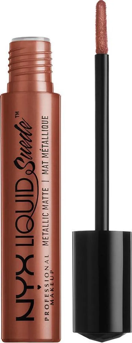 NYX Professional Makeup Liquid Suede Metallic Matte #mauve Mist 4ml