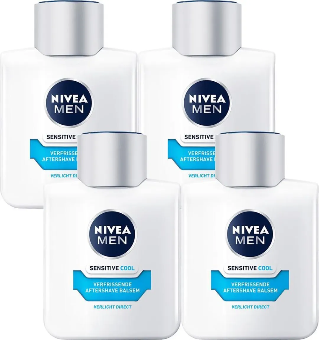 NIVEA Men Sensitive Cool After Shave Balsem - 4x100ml