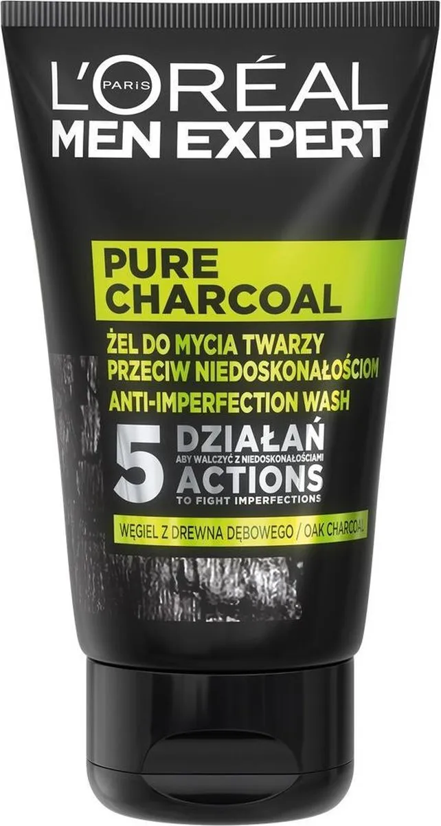 L'Oréal Paris Men Expert Pure Charcoal Gezichtsreiniger 100ml