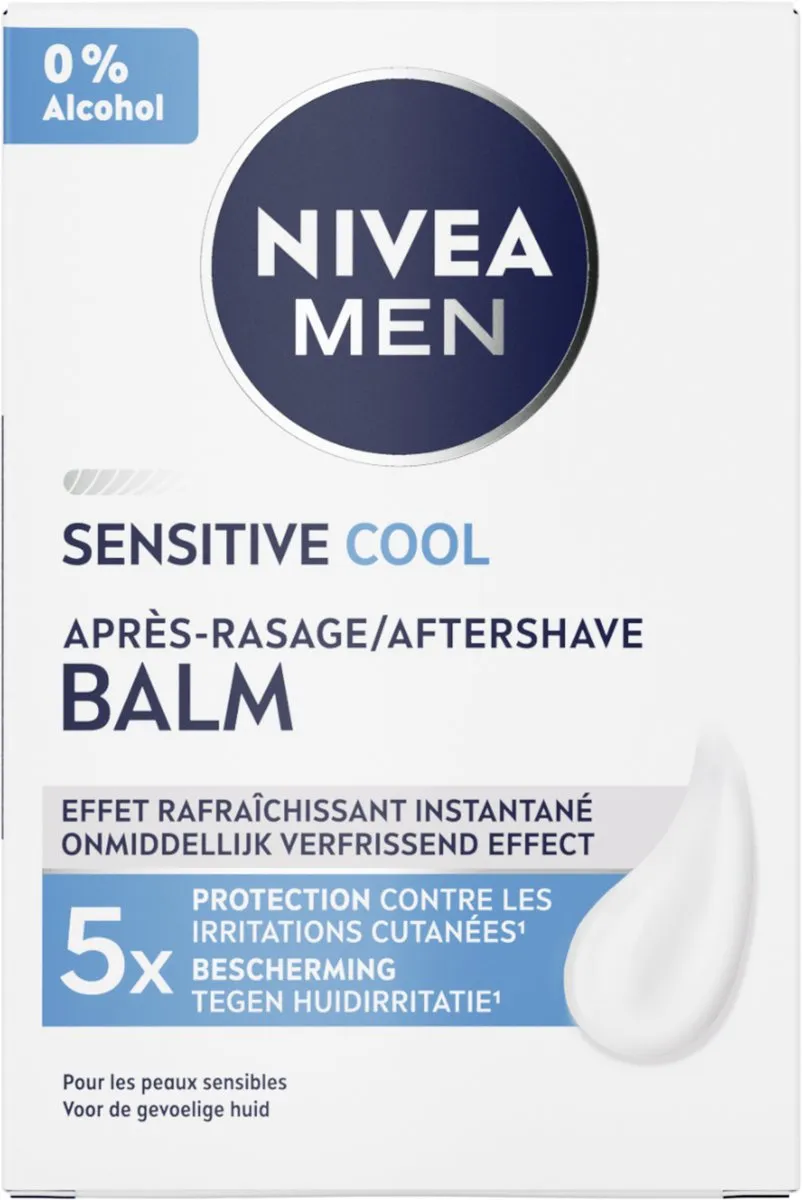 NIVEA MEN Sensitive Cool Aftershave Balsem 100ml - afbeelding 6 van 6