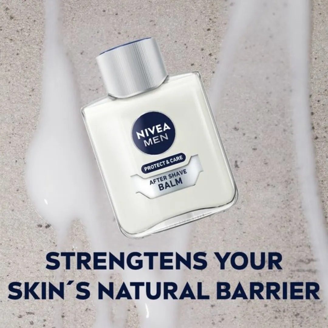 NIVEA Men Aftershave Balsem Protect & Care 100ml - 3 Stuks