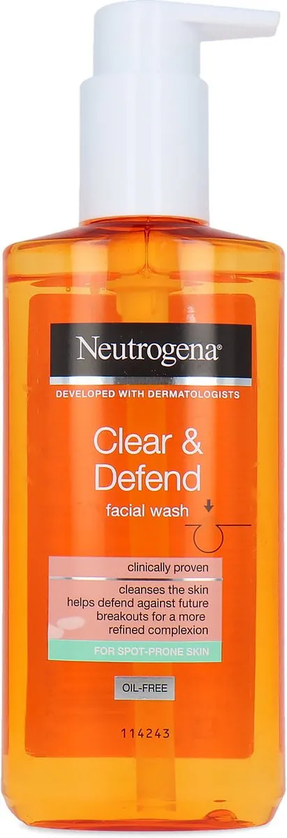 Neutrogena Clear & Defend Gezichtsreiniger 200ml