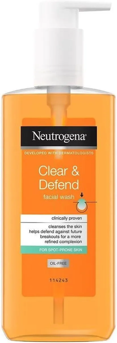 Neutrogena Clear & Defend Gezichtsreiniger 200ml