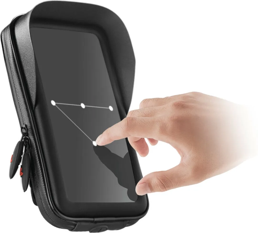 Optiline Waterdichte Telefoonhouder 90429 - Zwart