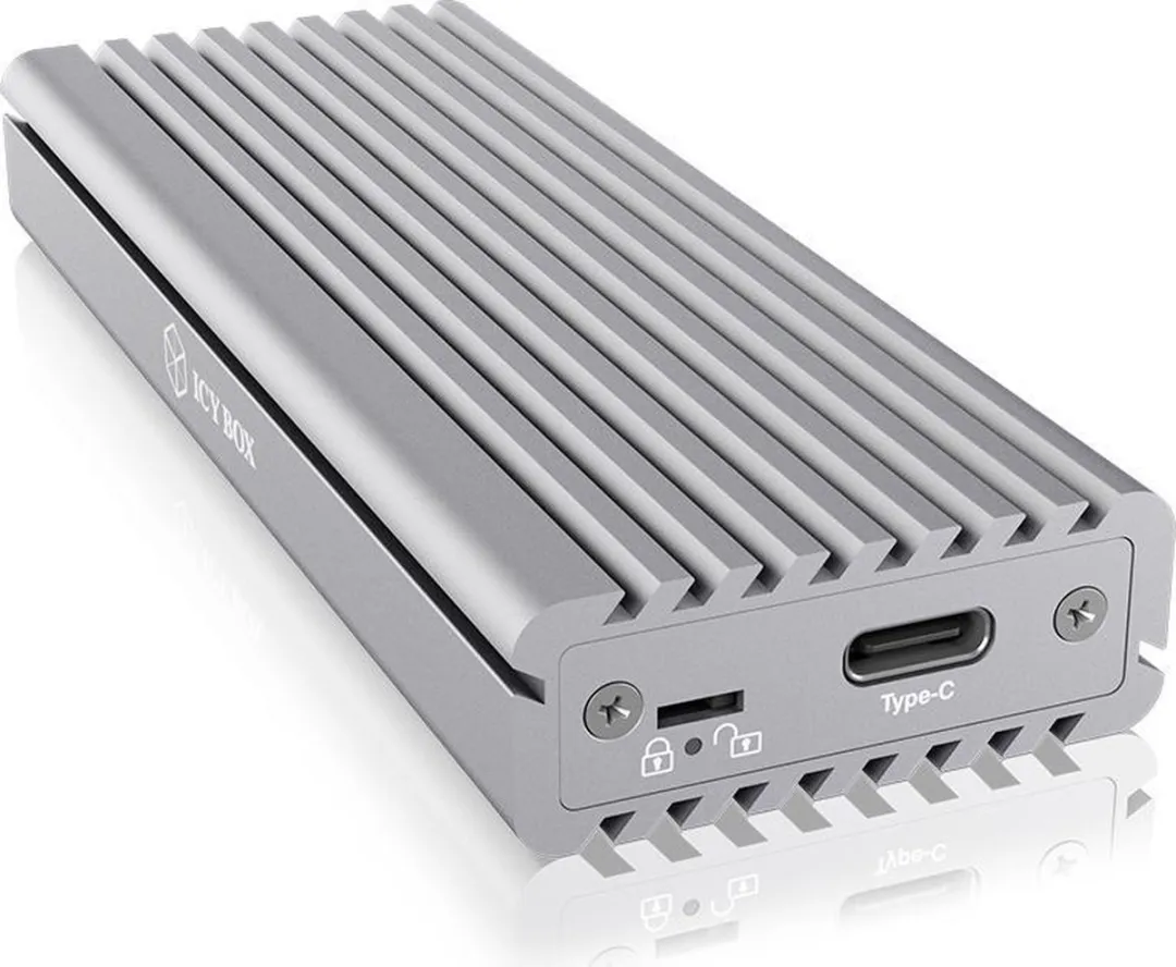 Icy Box M.2 NVMe SSD Behuizing USB 3.1 Gen2 10Gb/s