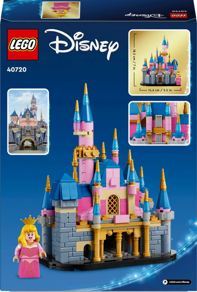LEGO Disney 40720 Mini Kasteel Doornroosje - 528 Stukken - afbeelding 2 van 6