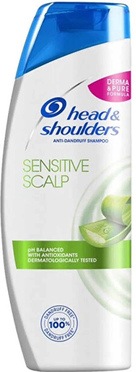 Head & Shoulders Sensitiv Scalp Anti-roosshampoo 400ml - 6 Stuks