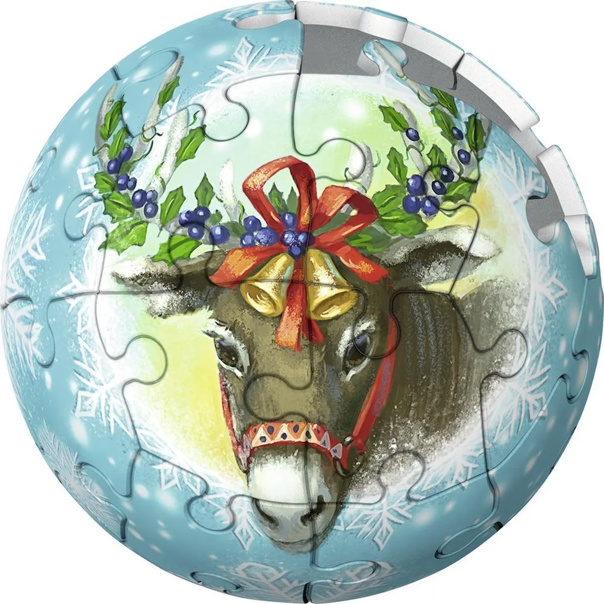 Ravensburger Puzzleball Kerstballen Set 27 Stuks - 4x27 Puzzelstukken