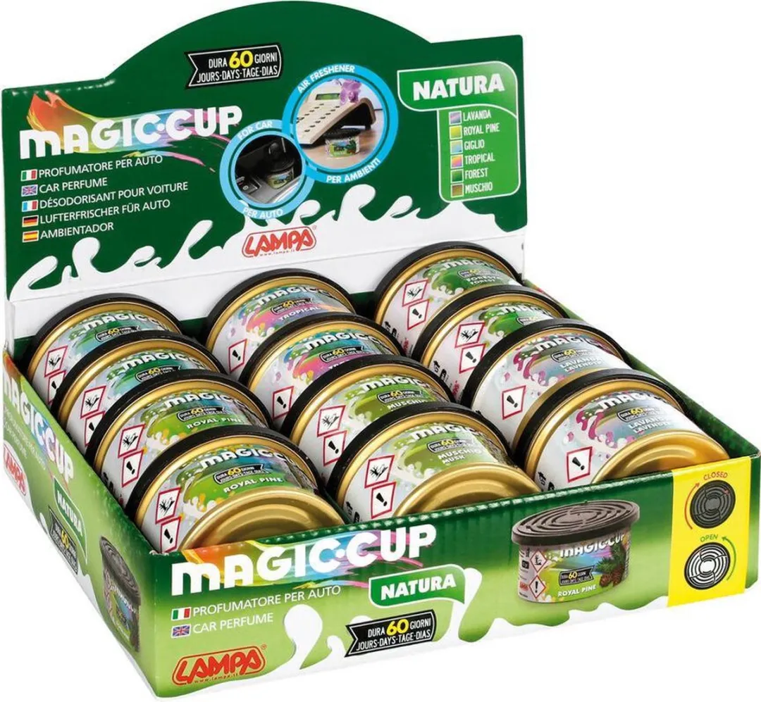 Lampa Magic Cup Autoparfum Natura 12 Stuks