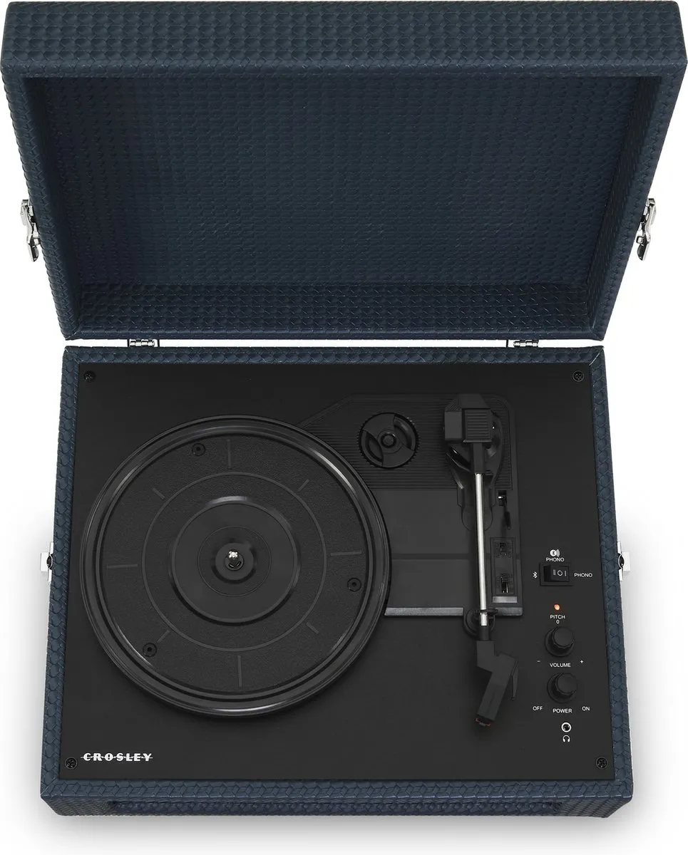 Crosley Voyager CR8017B-NY4 Platenspeler - Marine - Bluetooth - afbeelding 3 van 6