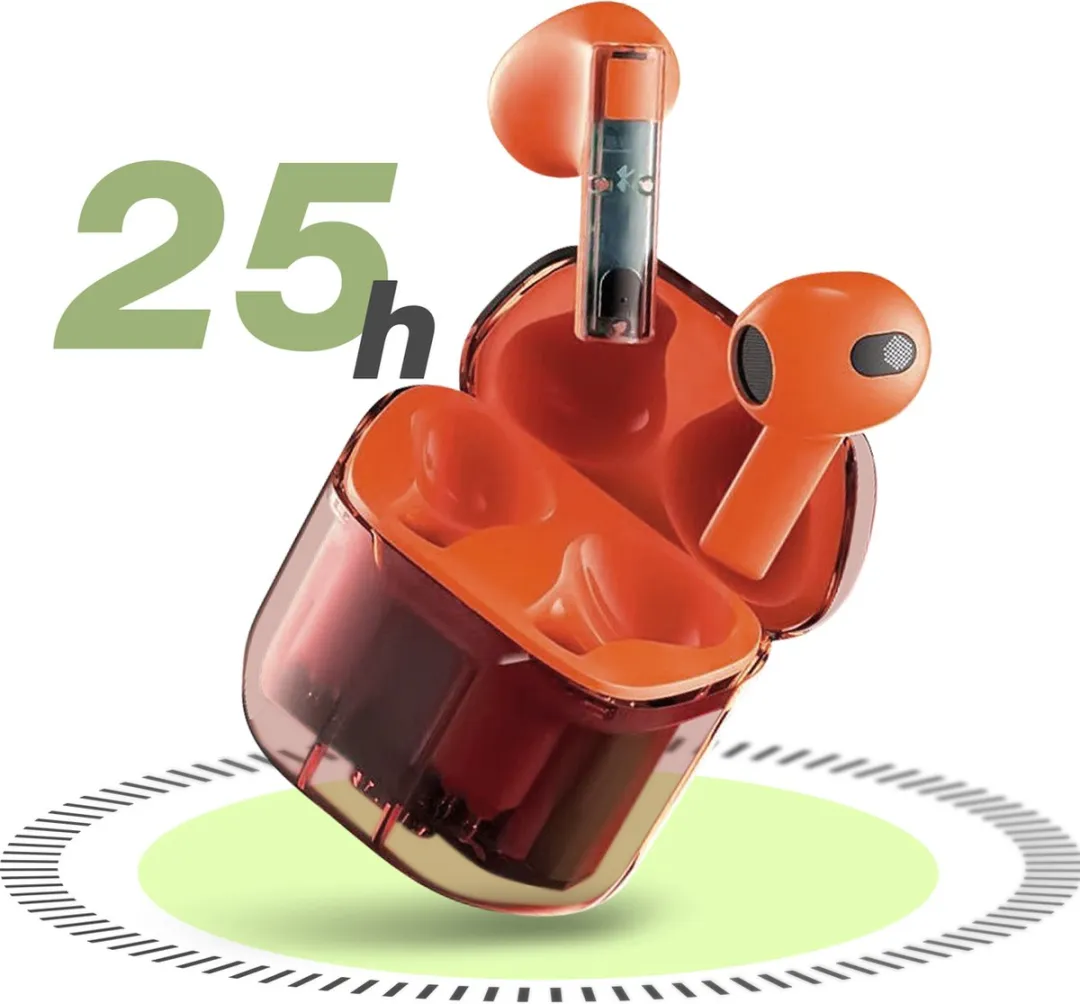 4Smarts SkyBuds Lucid 540285 Bluetooth Oordopjes - Oranje