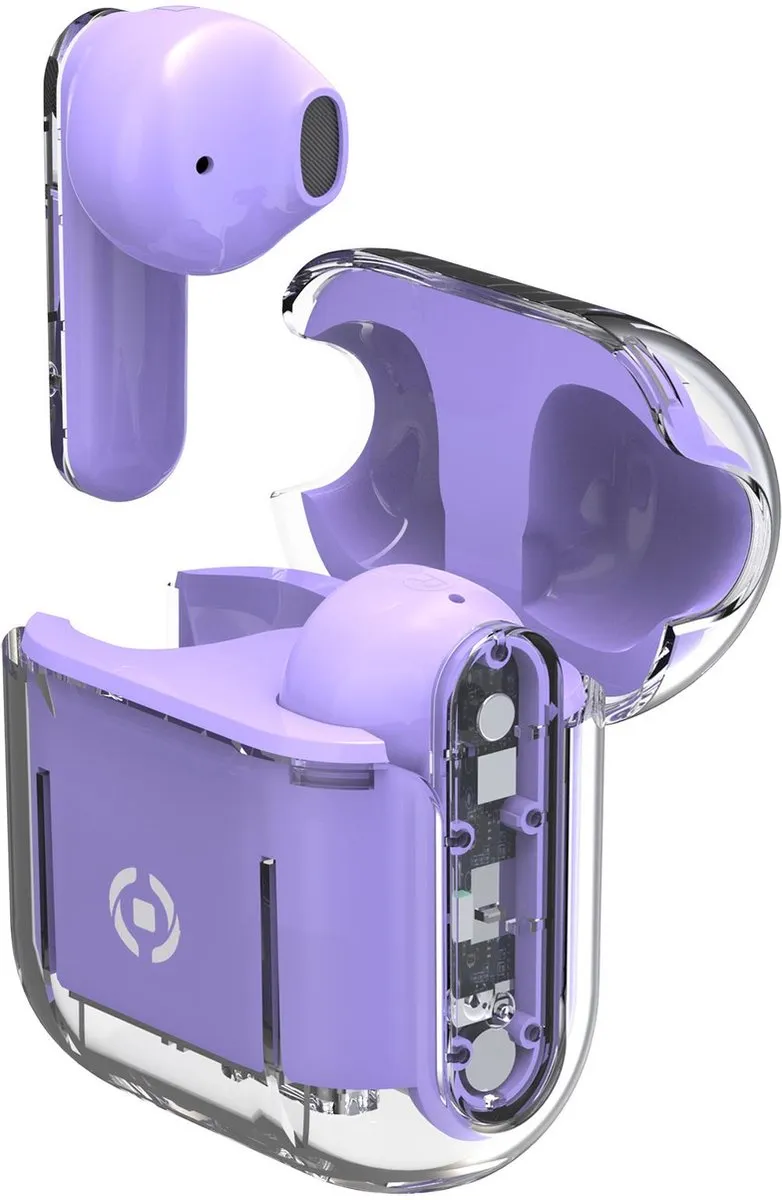 Celly Purple SHEERVL Draadloze Oordopjes