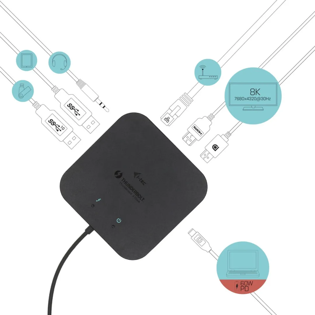 I-tec Thunderbolt 3 Travel Dock TB3TRAVELDOCKPD