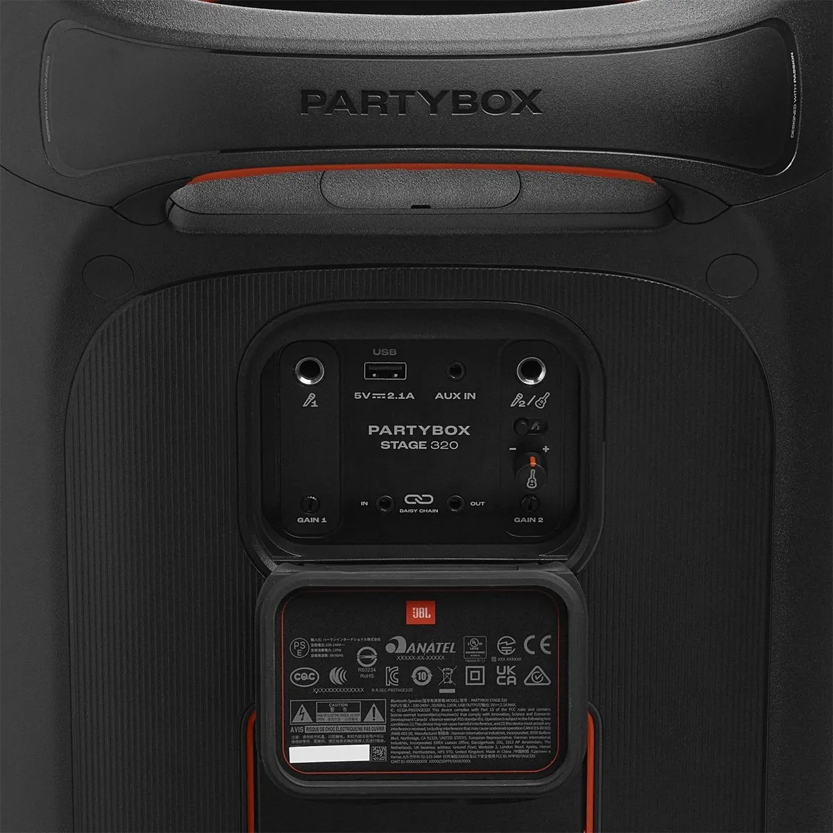 JBL PartyBox Stage 320 Draadloze Speaker - 240W - Zwart