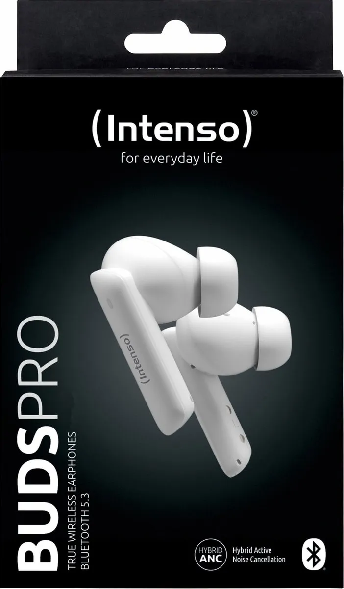 Intenso Buds PRO T502HAE In-Ear Headphones - ANC - Wit