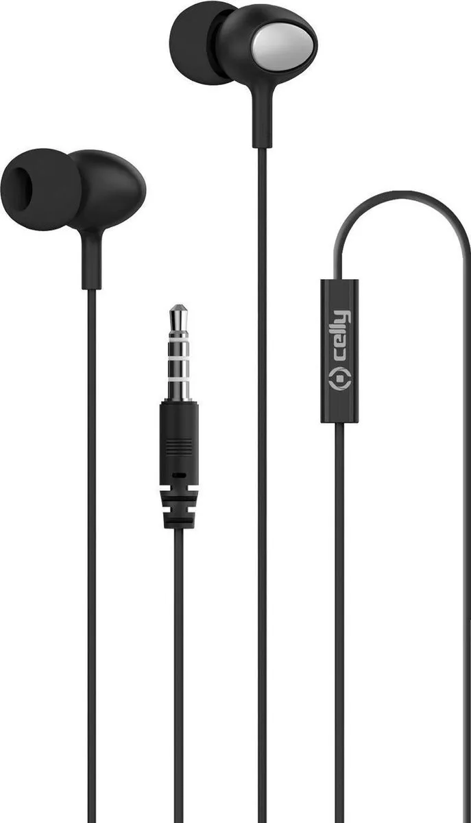 Celly UP500 In-Ear Oordopjes - Zwart