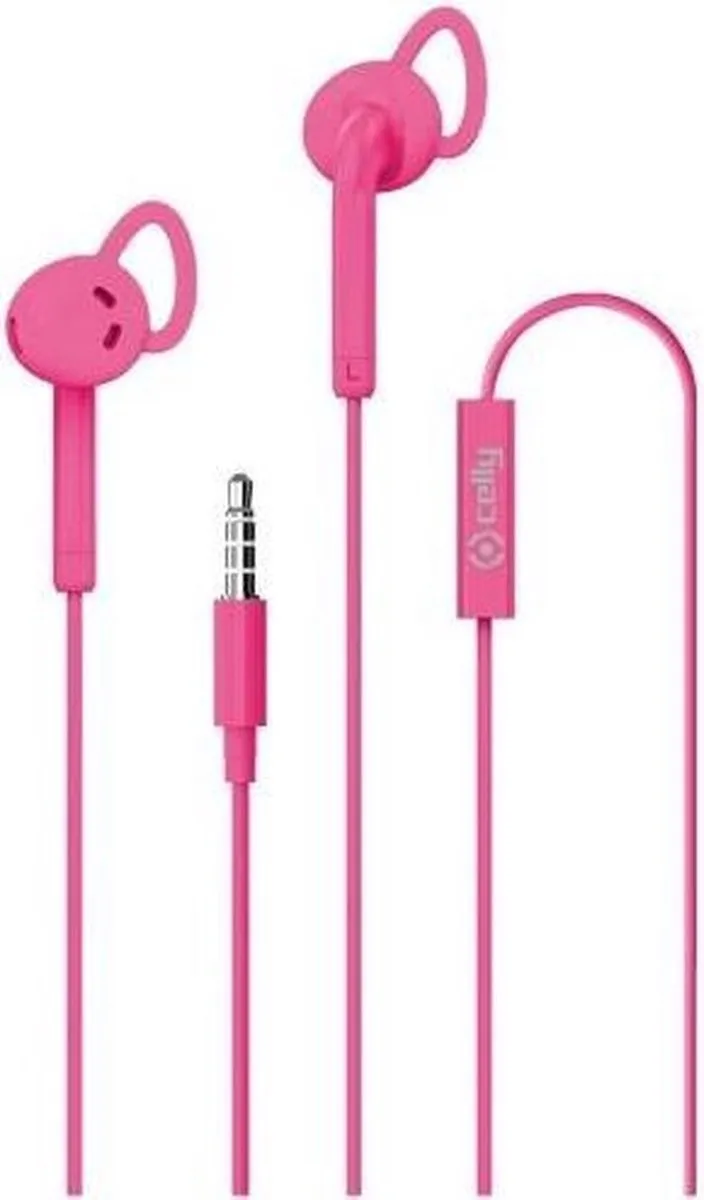 Celly UpSound 400 UP400 Stereo Oordopjes - Roze