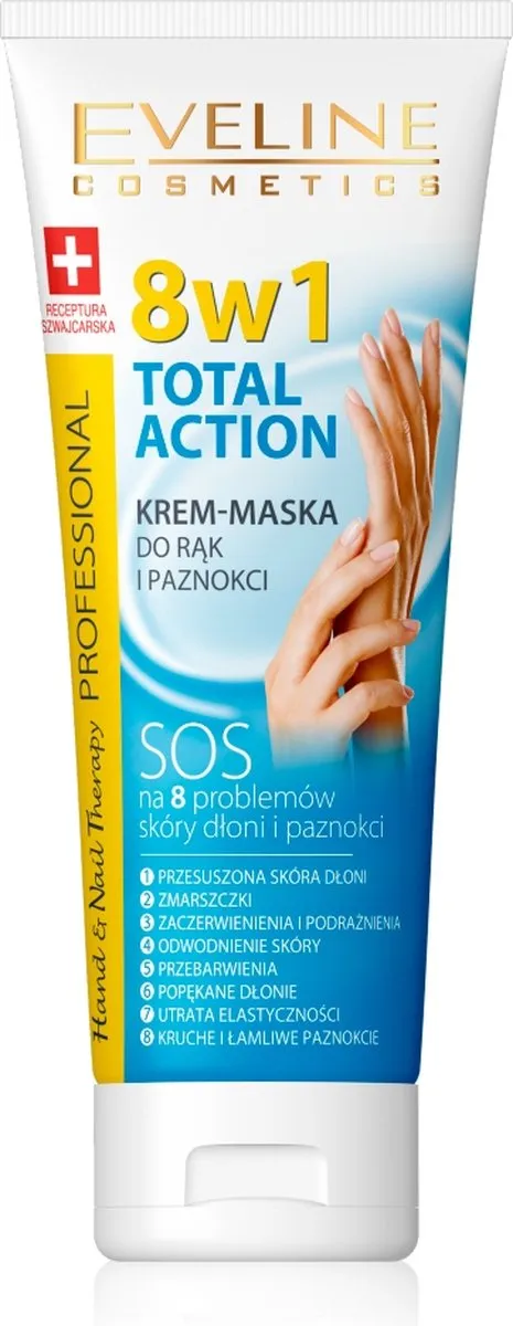 Total Eveline Hand&Nail Therapy Total Action Krem-Maska 75ml