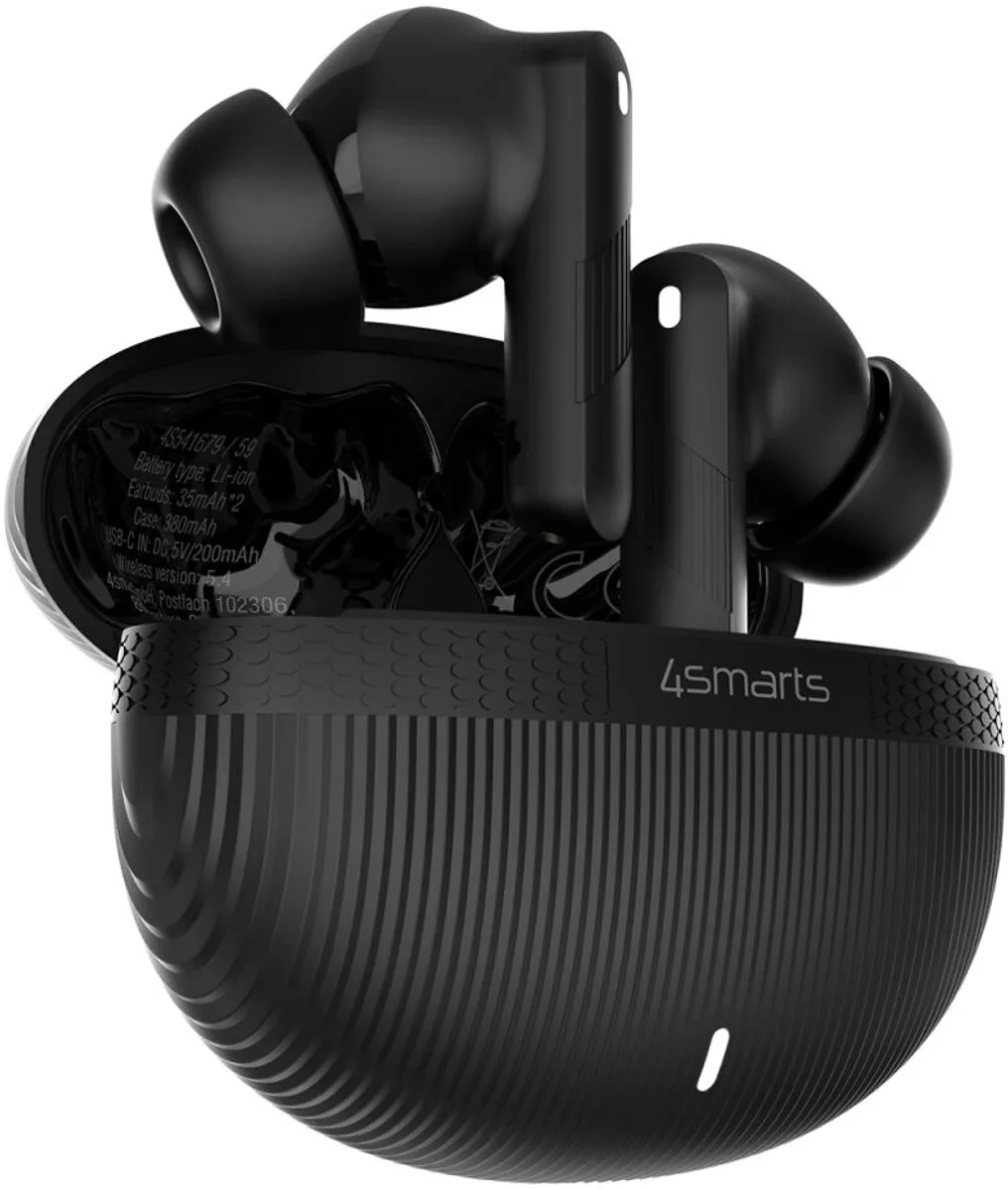 4Smarts SkyBuds Pro 541679 Oordopjes - Noise Cancelling - Zwart
