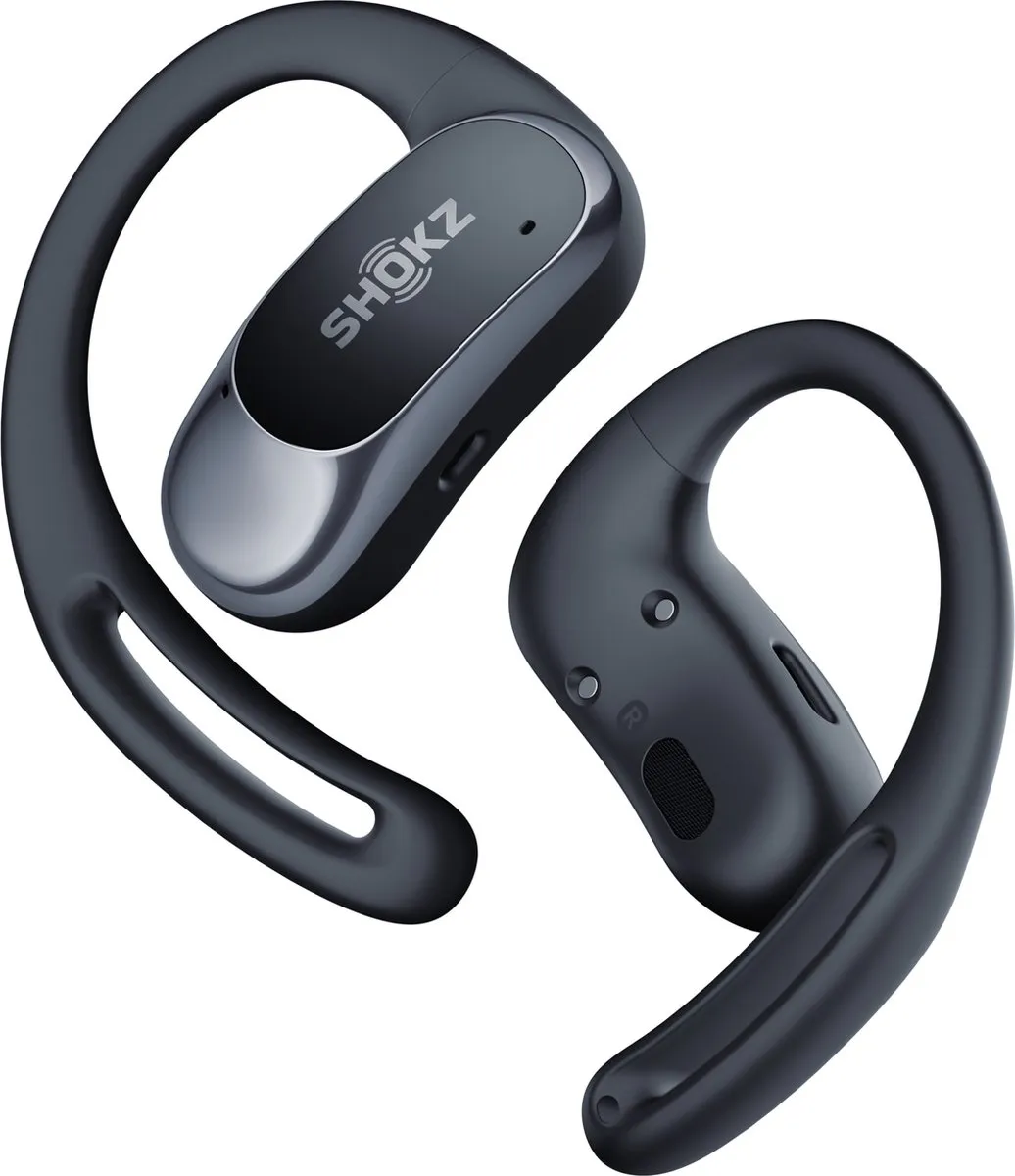 Shokz OpenFit Air - Open-ear - Sporthoofdtelefoon - Draadloze Oordopjes - Zwart
