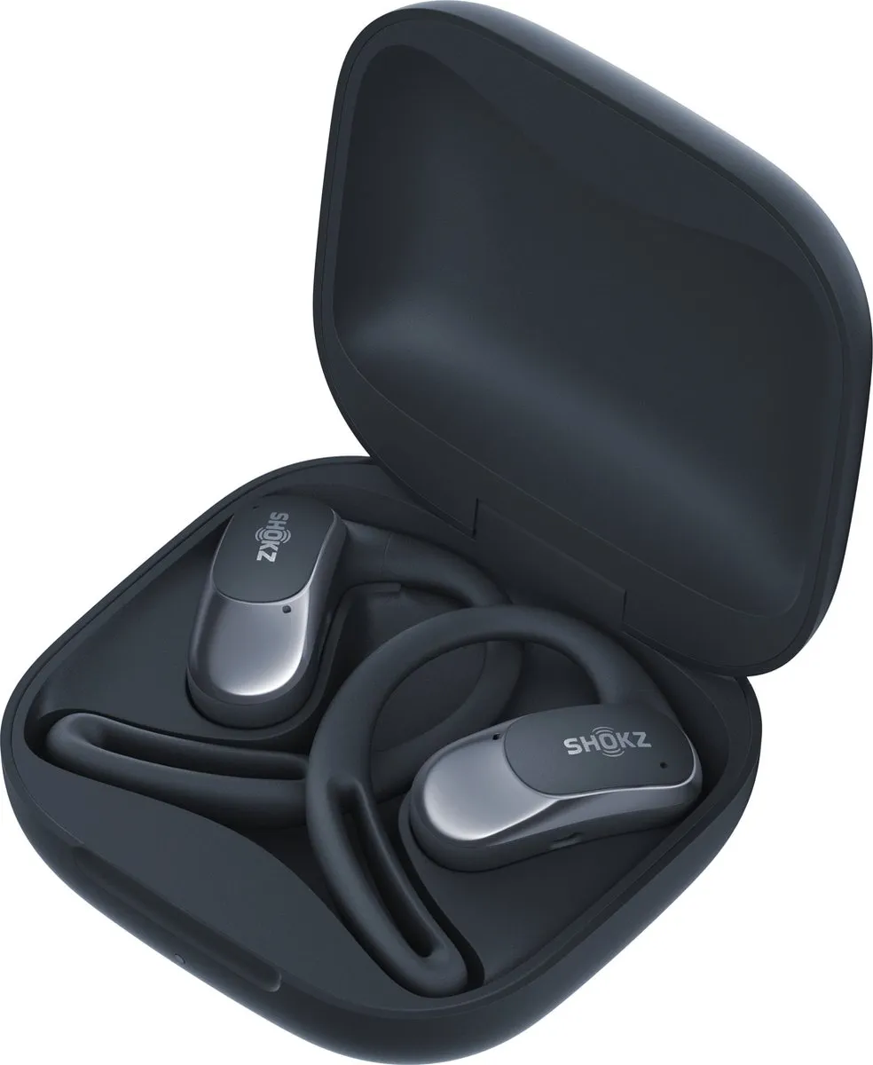 Shokz OpenFit Air - Open-ear - Sporthoofdtelefoon - Draadloze Oordopjes - Zwart