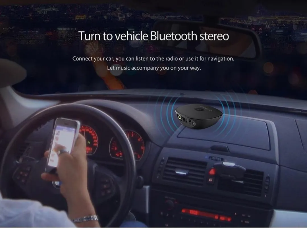 ORICO ORI-BR01-BK Bluetooth Ontvanger/Transmitter - 3.5mm - Zwart
