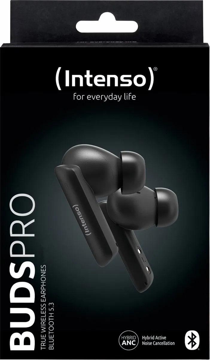 Intenso Buds PRO T500HAE In-Ear Headphones - ANC - Zwart