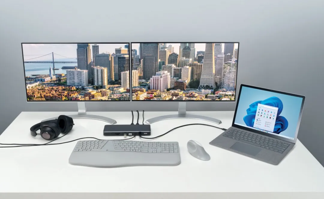 Kensington K34110EU Thunderbolt Dock - 2x 4K - 96W Power Delivery - Grijs