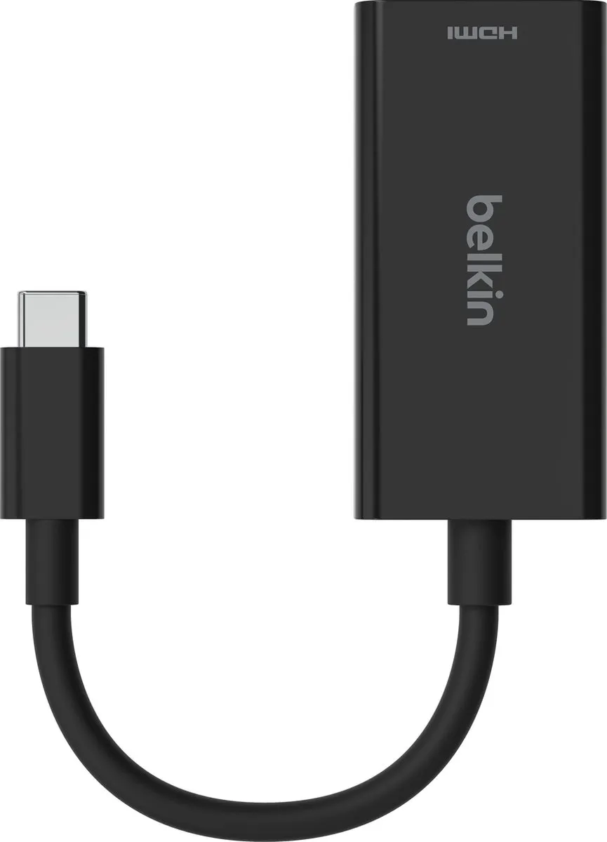 Belkin AVC013btBK USB-C naar HDMI 2.1 Adapter - 8K - Zwart