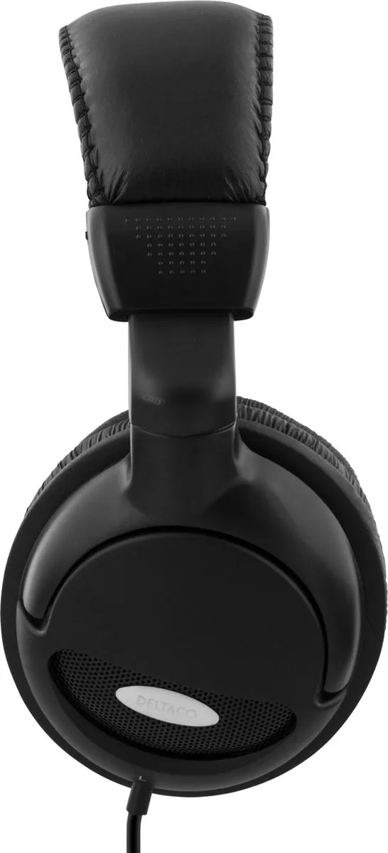 Deltaco HL-8 Over-Ear Koptelefoon - Bedraad - Zwart