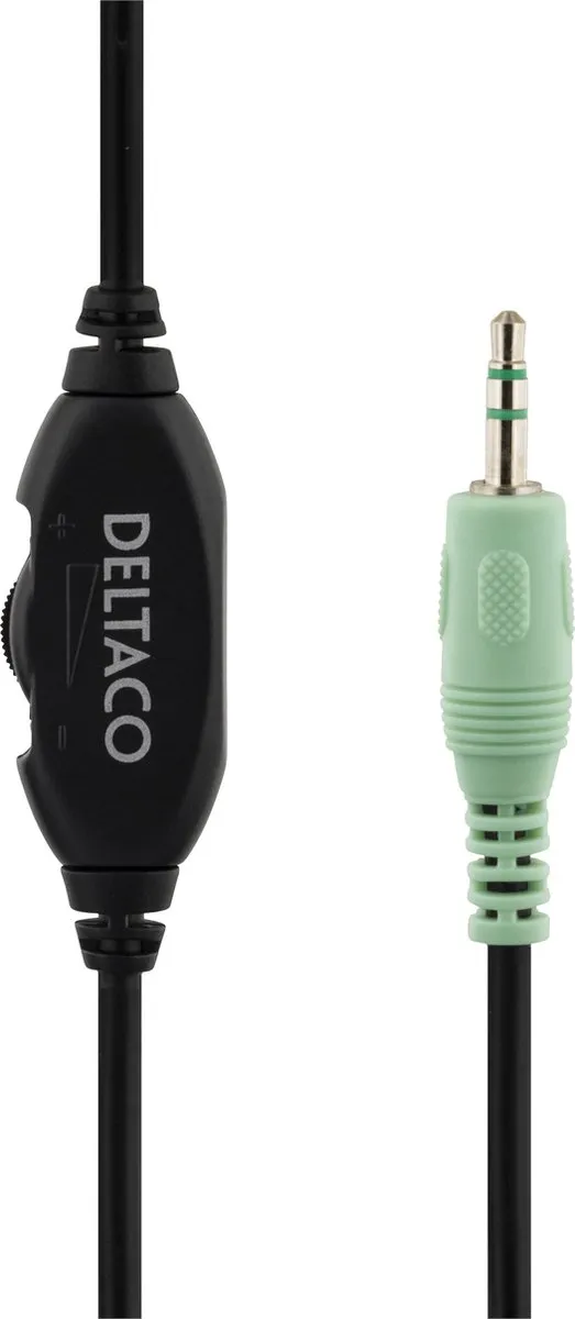 Deltaco HL-8 Over-Ear Koptelefoon - Bedraad - Zwart