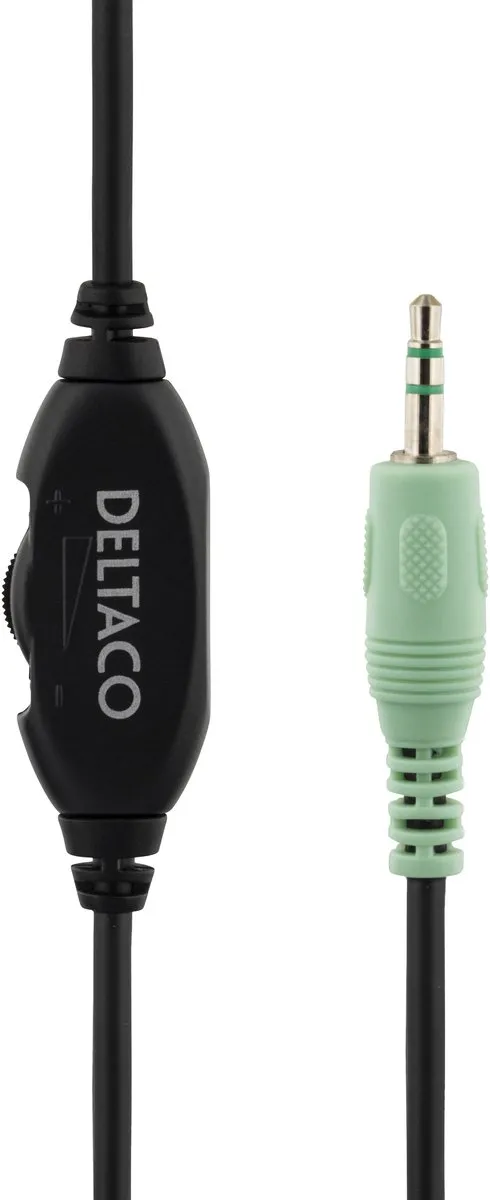 Deltaco HL-8 Over-Ear Koptelefoon - Bedraad - Zwart - afbeelding 6 van 6