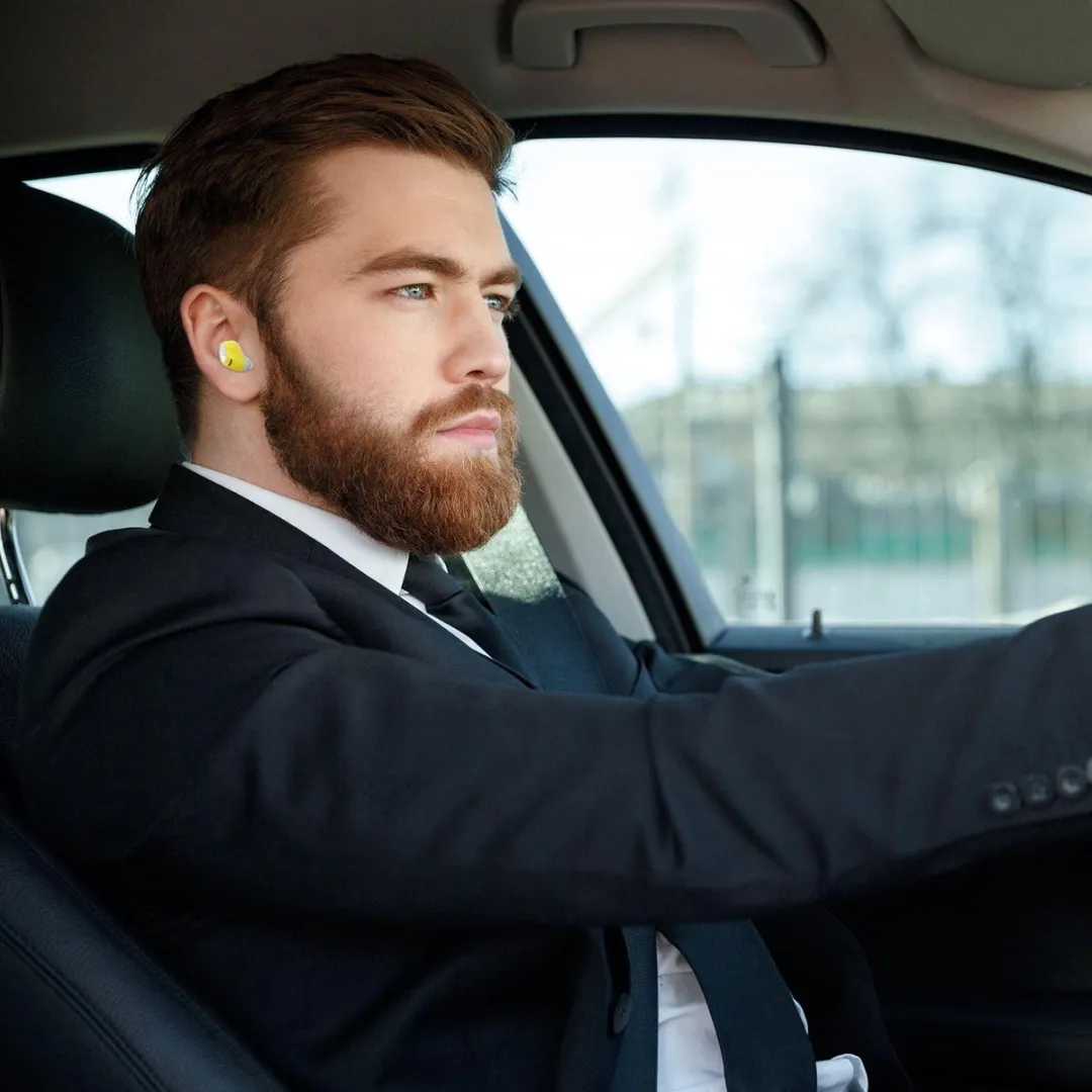 Celly Bh Twins Air Headset Geel - Bluetooth In-ear